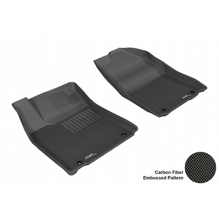 3D Maxpider LEXUS ES350 2013-2014 KAGU BLACK R1 Floor Mat L1LX02711509